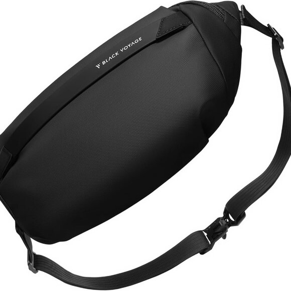 Men's Waterproof Half-Sling Bag - Fashionable Anti-Theft Daypack for Outdoor Fun - Picture 2 of 4